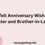 Heartfelt Anniversary Wishes for Sister and Brother-in-Law