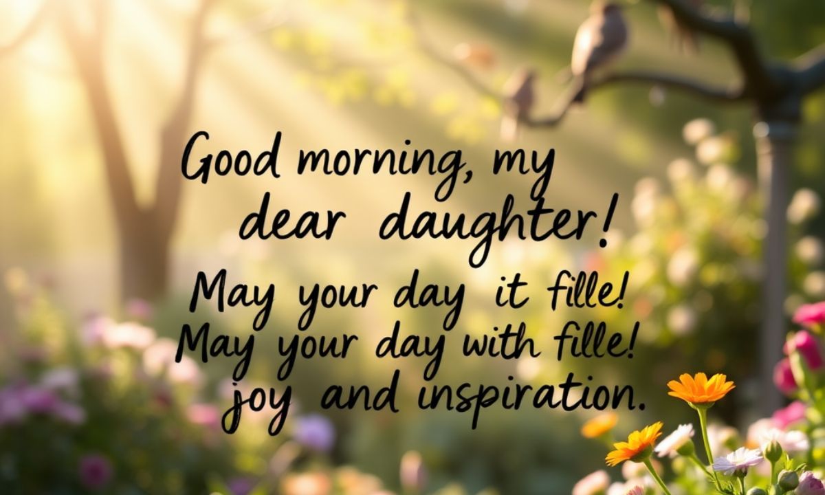 60+ Good Morning Quotes for Daughter to Inspire Her Day
