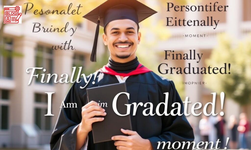 Finally, I Am Graduated Quotes for Myself