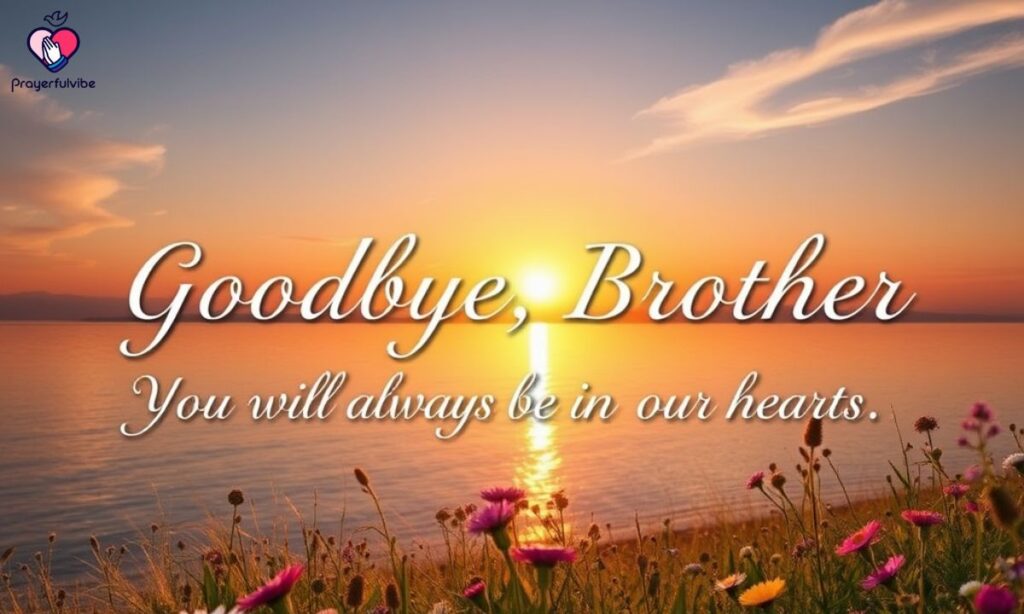 50+ Goodbye Messages to a Brother Who Passed Away