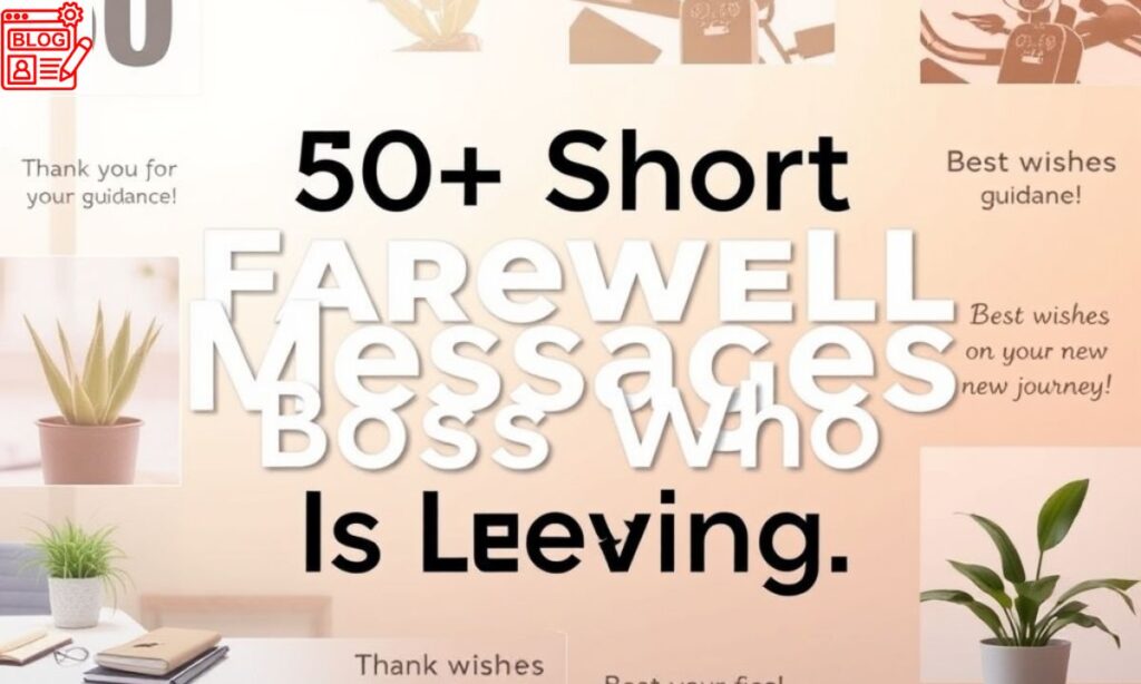 50+ Short Farewell Messages to Boss Who Is Leaving