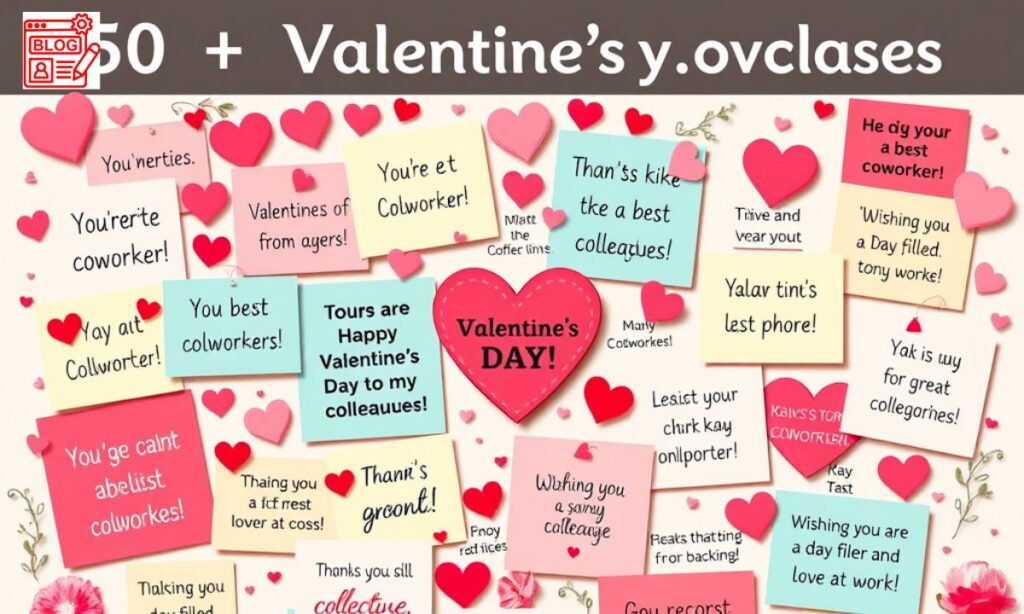 50+ Valentine Messages for Coworkers