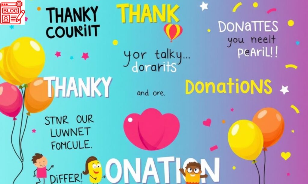 Funny Ways to Say Thank You for Donations