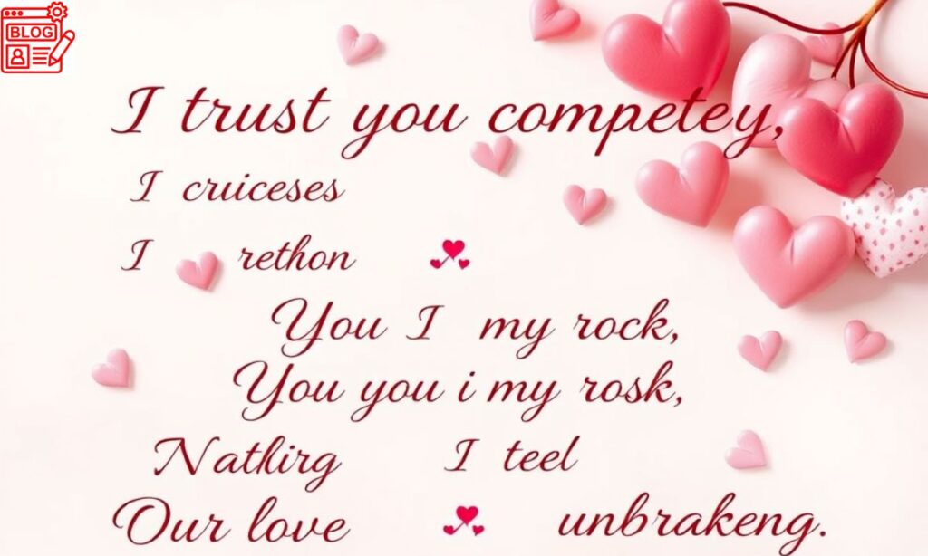 Heart-touching Love and Trust Messages for Him