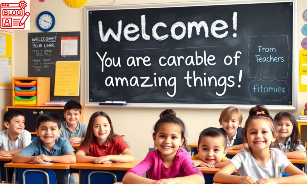Inspirational Welcome Message for Students from Teachers