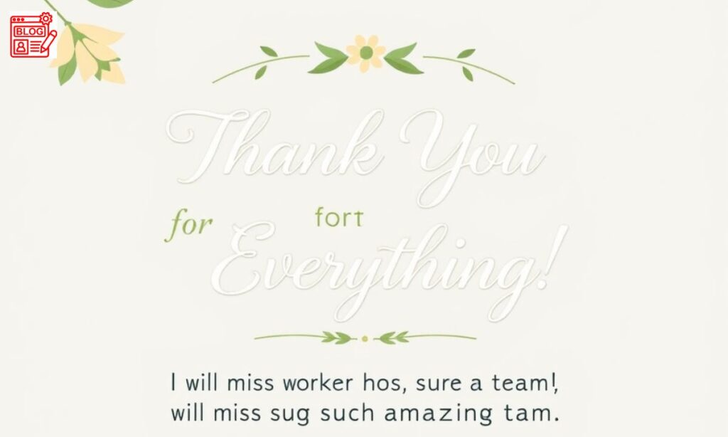 Thank You Messages for Colleagues When Leaving