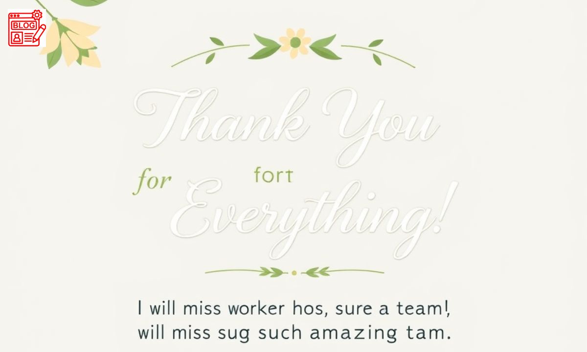 Thank You Messages for Colleagues When Leaving