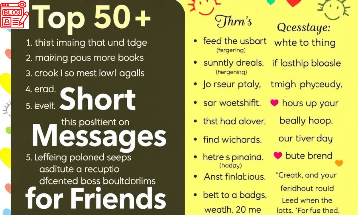 Top 50+ Short Positive Messages for Friends