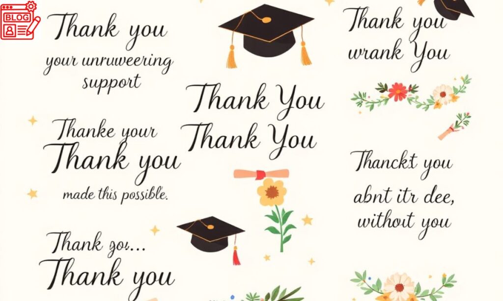 80+ Heartfelt Thank You Messages for Graduation