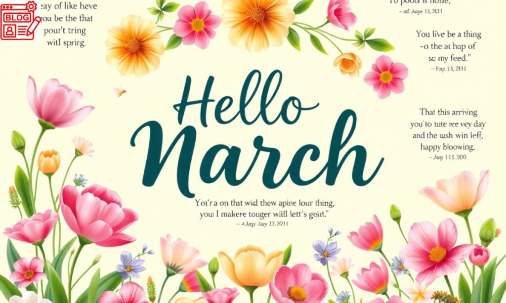 90+ Welcoming Hello March Quotes